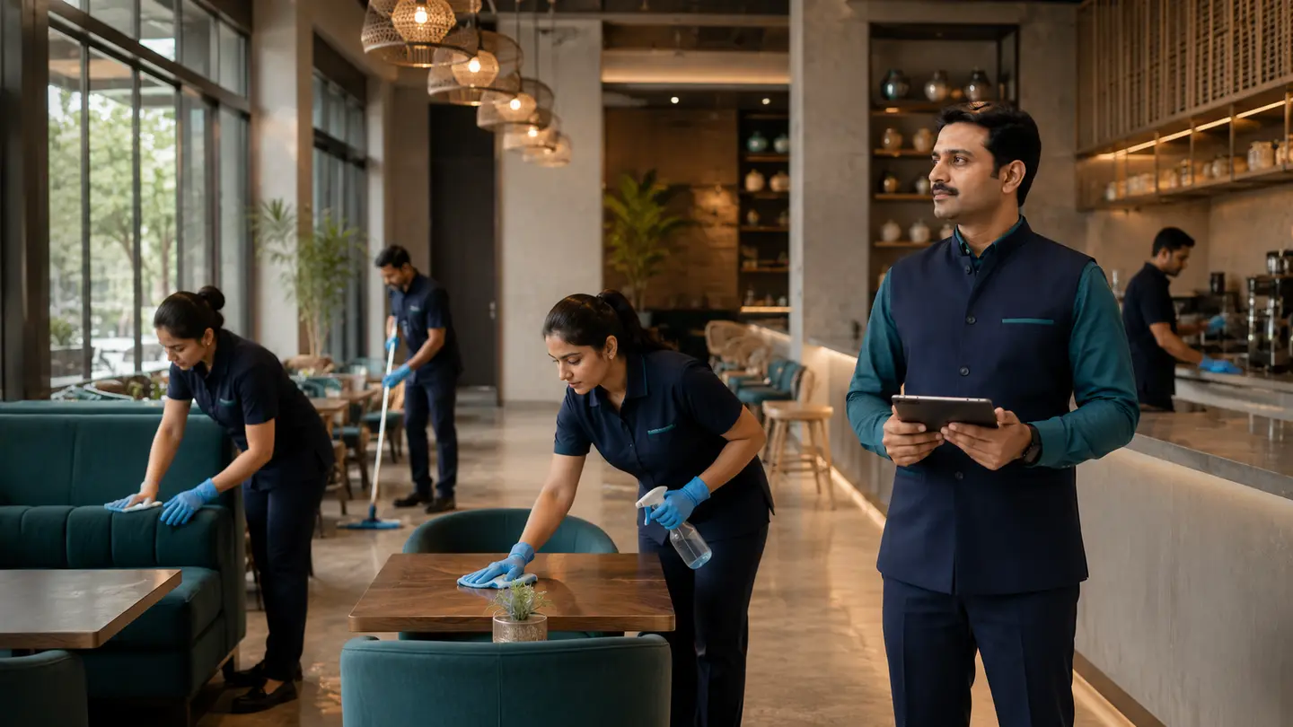 Representative service image for Restaurant Deep Cleaning