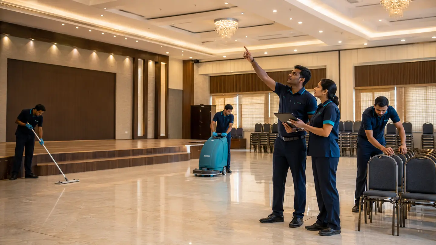 Indian Vivarta-style property care for Community Halls