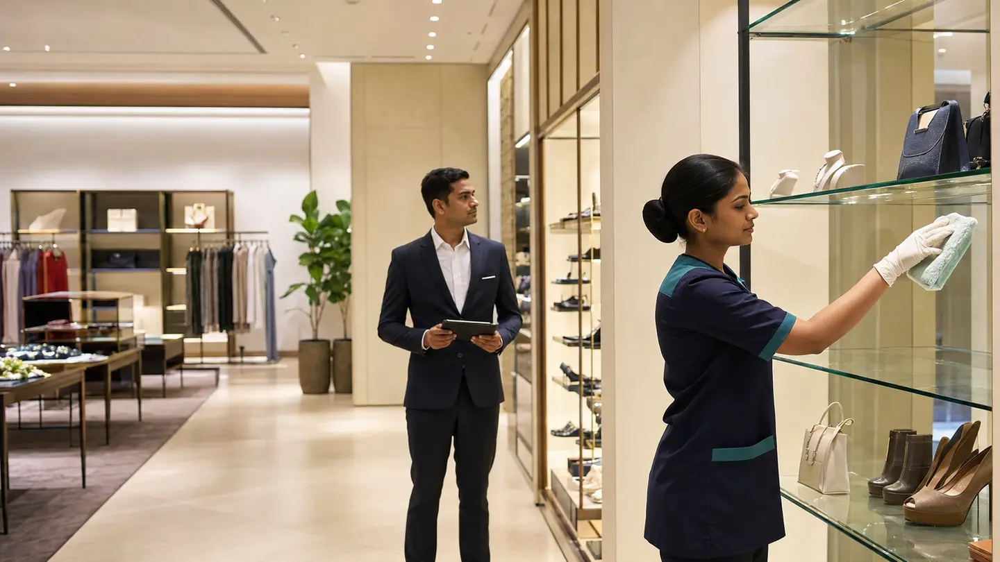 Indian Vivarta-style property care for Retail Stores & Showrooms