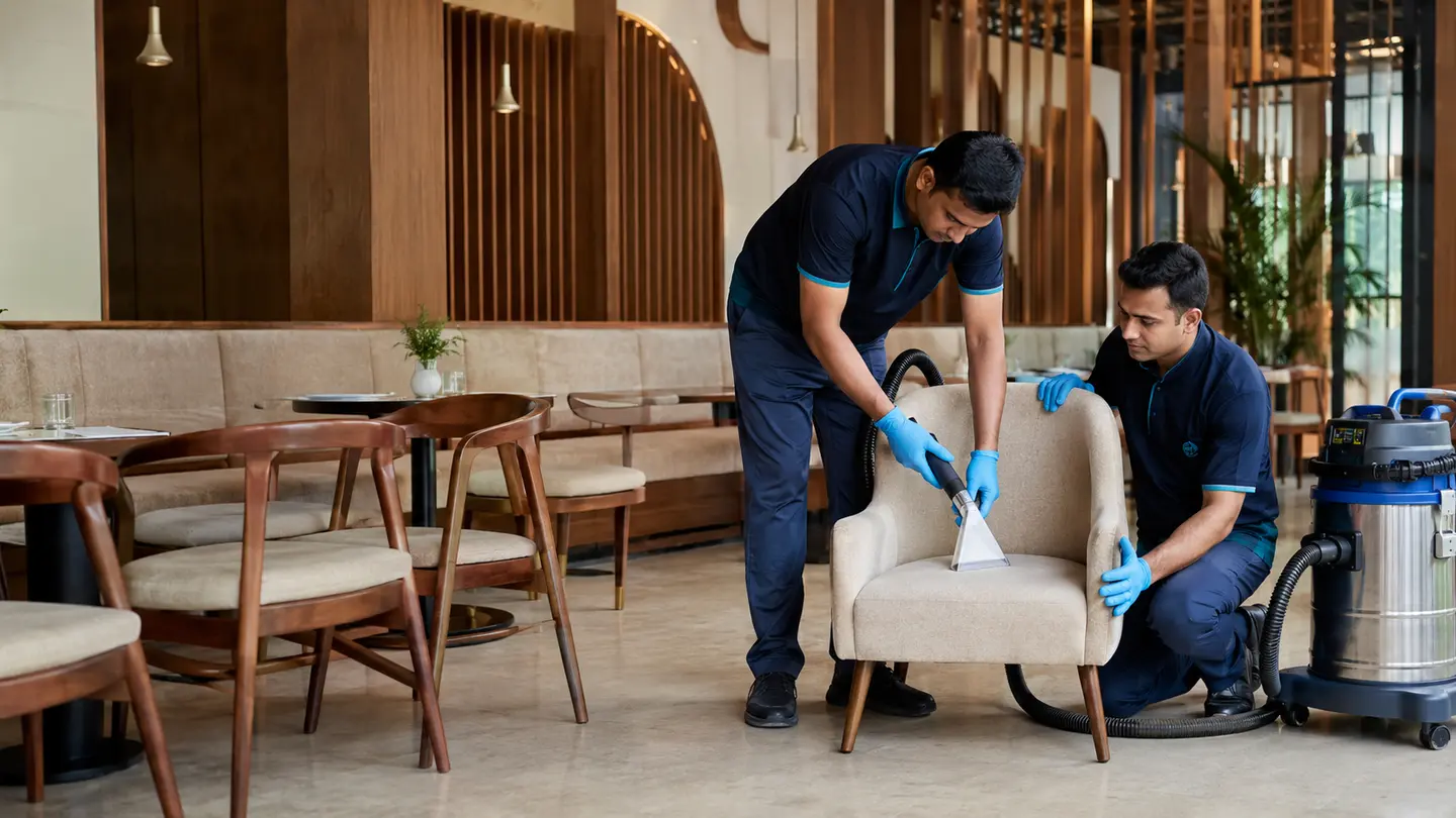 Representative service image for 26-Seat Cafe Upholstery Cleaning